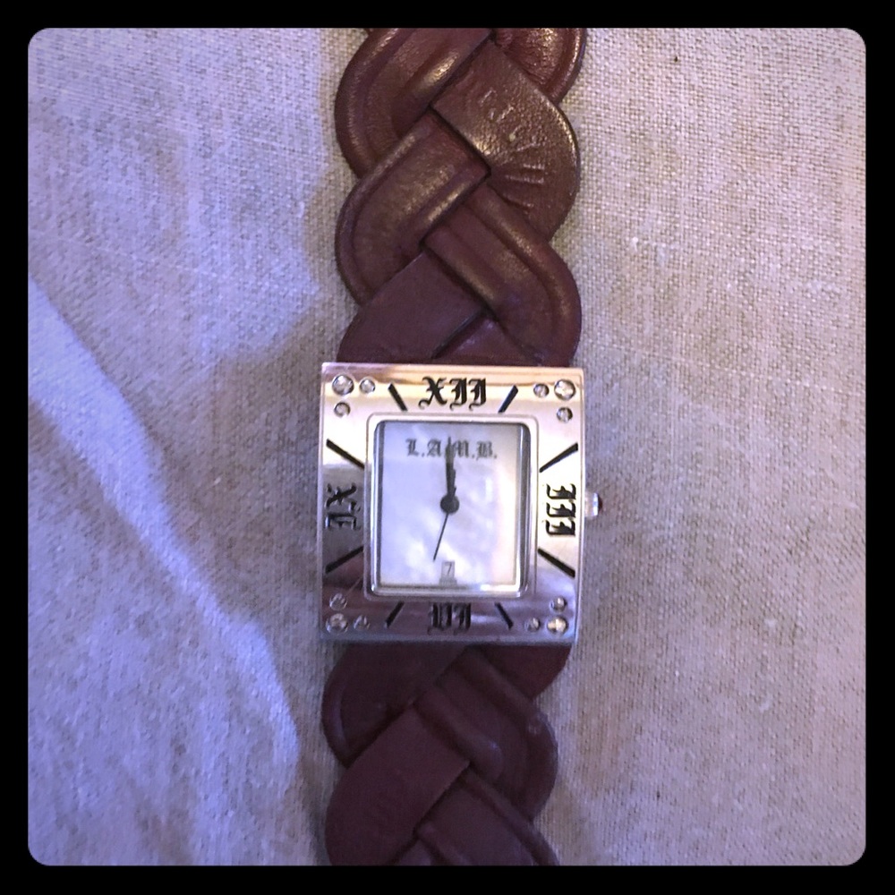 Lamb Opal Watch with Braided Strap